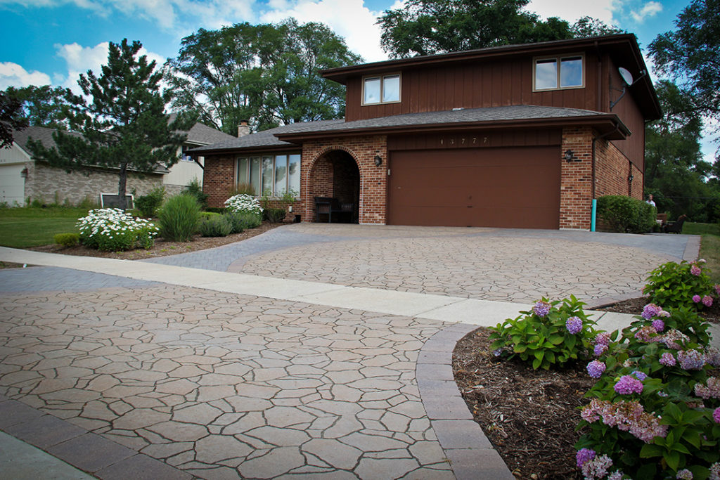 belgard brick driveway