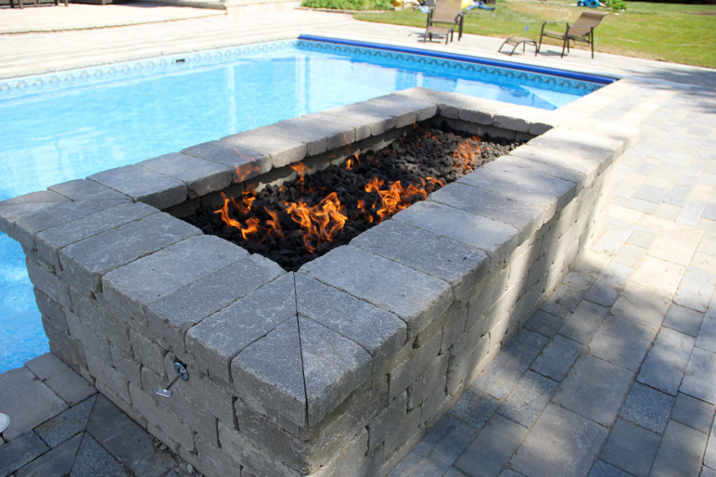 rectangle fire pit