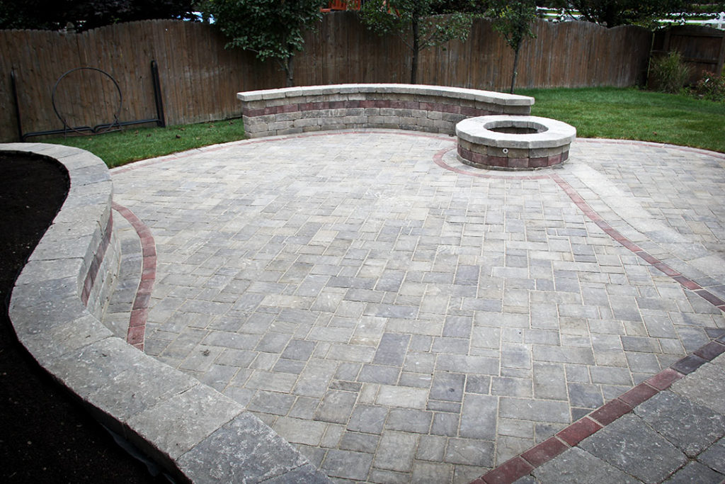 Manhattan brick patio