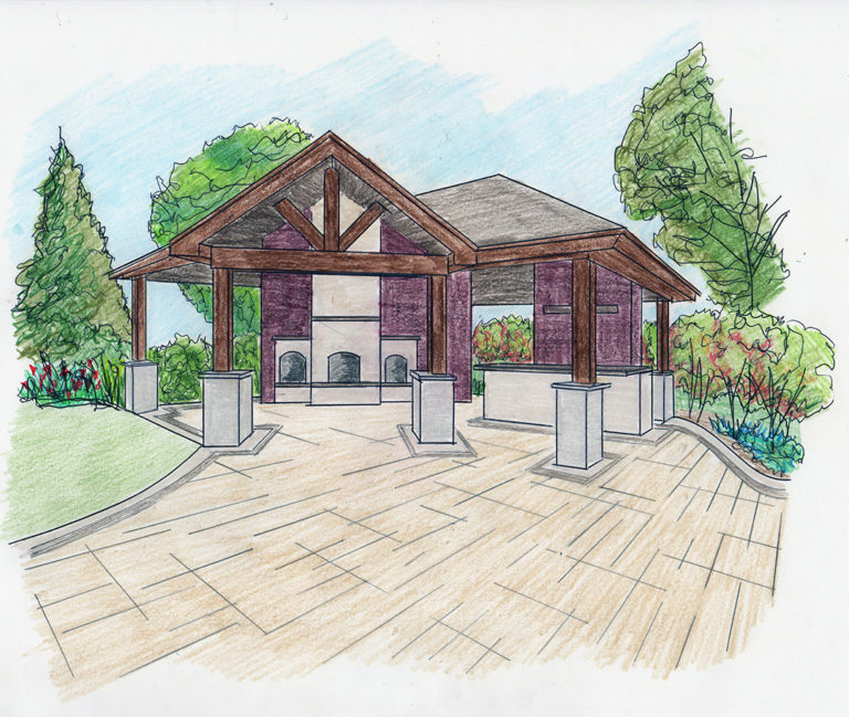 Backyard pavilion design