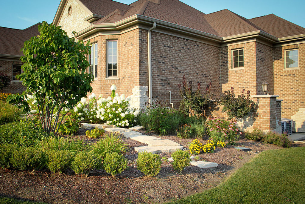 Front yard makeover landscape