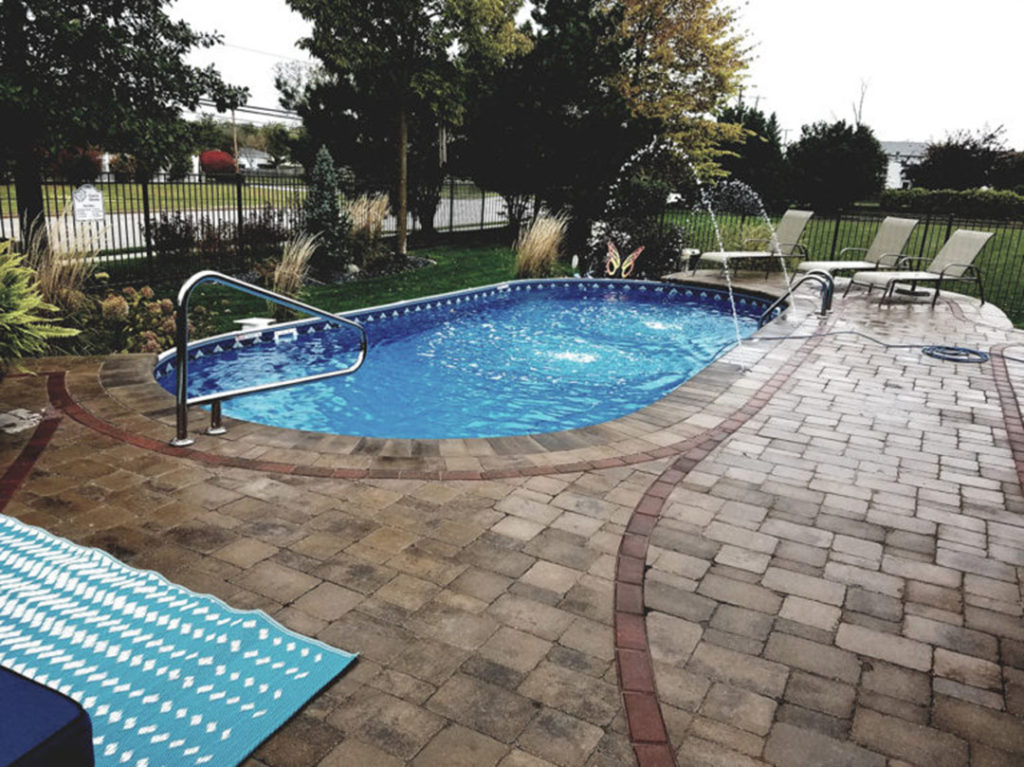 radiant 12 x 24 semi inground pool