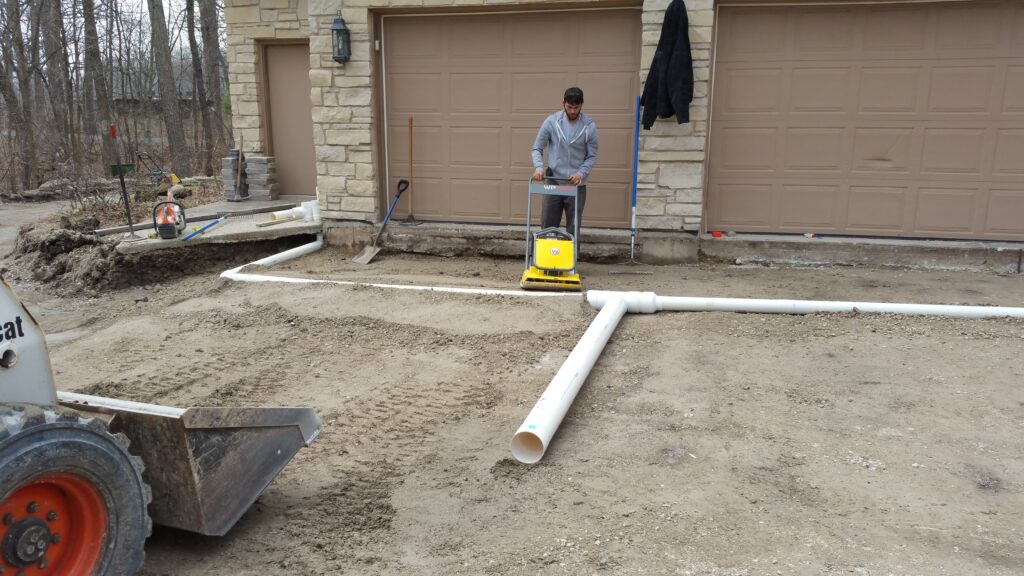 Driveway installation
