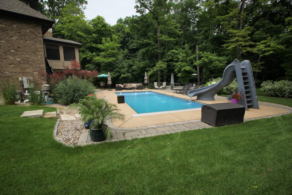 Custom pool and patio