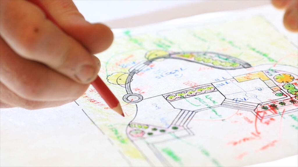 Designing a landscape project