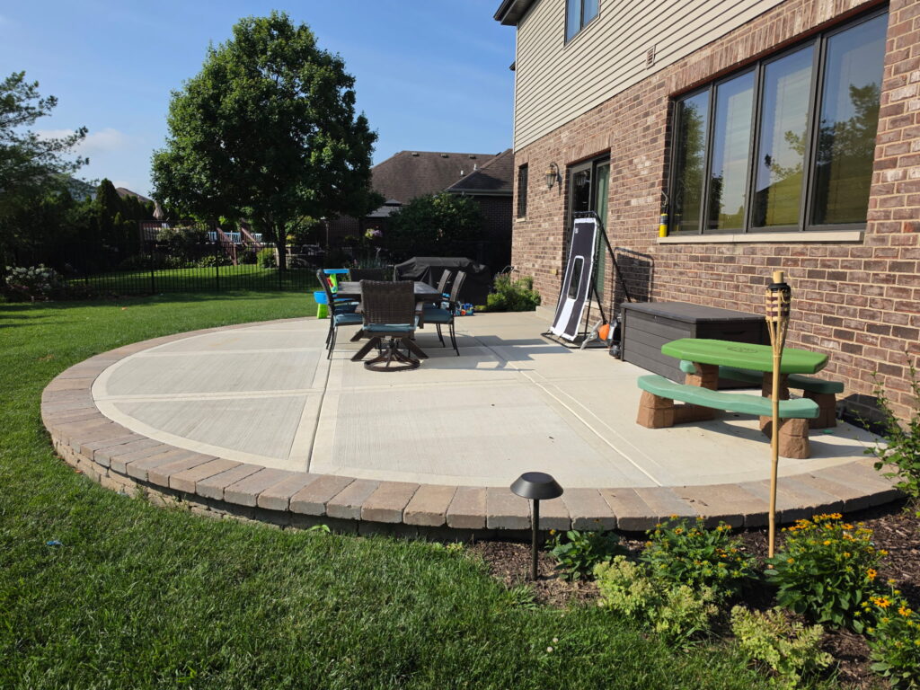 concrete patio